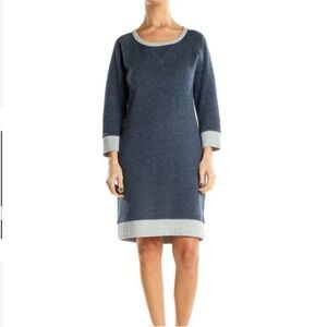 J. Crew Scoop Neck Pullover Long Sleeve Sweater Mini Dress.